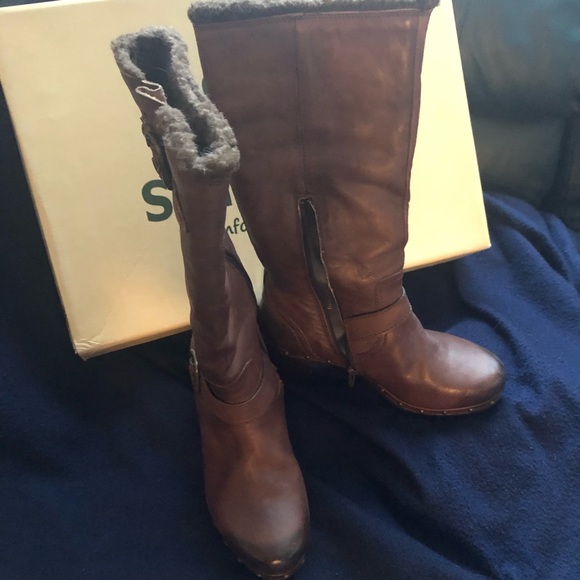🤎 Beautiful Brown, Fur-lined, SpringStep Boots 🤎 - Picture 6 of 15